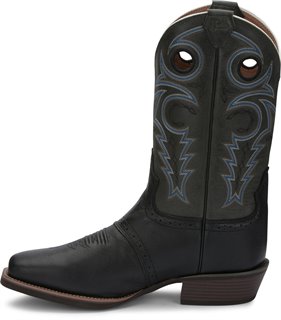 black justin boots men's